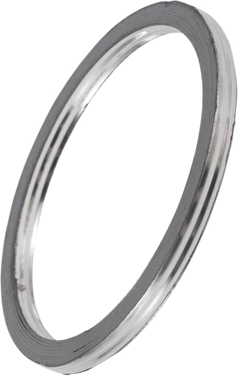 REPAIROCK ID 70.5mm Exhaust Manifold Gasket Prevent Leak Noise Exhaust Donut Gasket Muffler Ring Exhaust Flange Gasket for Car SUV Graphite Stainless Steel - Image 1